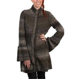 Prana Amber Wool Blend Duster Cardigan Size M